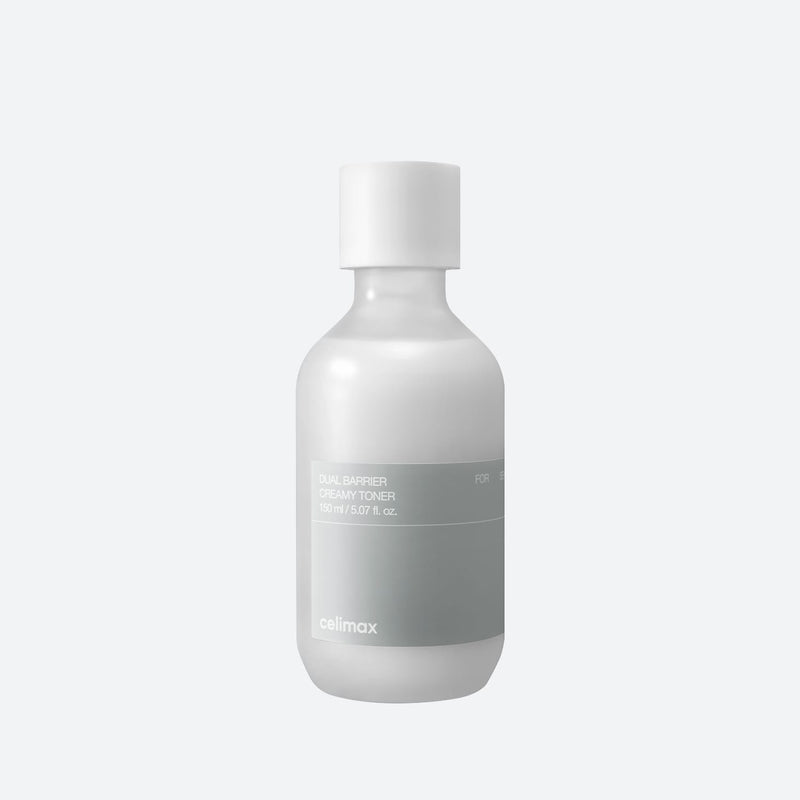 Dual Barrier Creamy Toner — official product photograph; package size unconfirmed