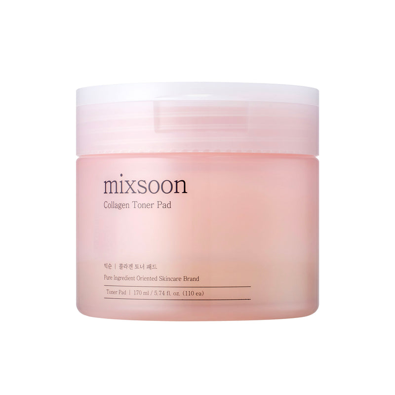 mixsoon Collagen Toner Pad (110ea) — official product photograph; package size unconfirmed