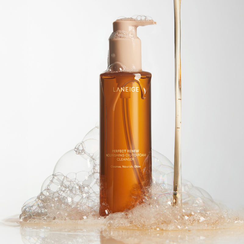 Perfect Renew Nourishing Oil-to-Foam Cleanser — official product photograph; package size unconfirmed