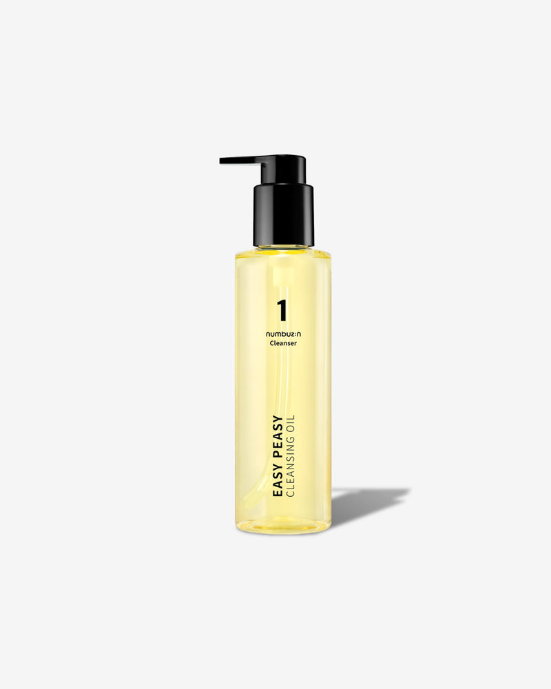 No.1 Easy Peasy Cleansing Oil — official product photograph; package size unconfirmed