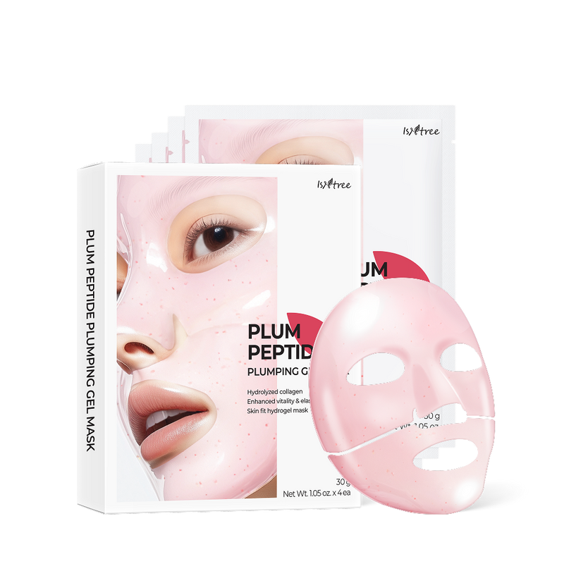 Plum Peptide Plumping Gel Mask 30g*4ea — official product photograph; package size unconfirmed