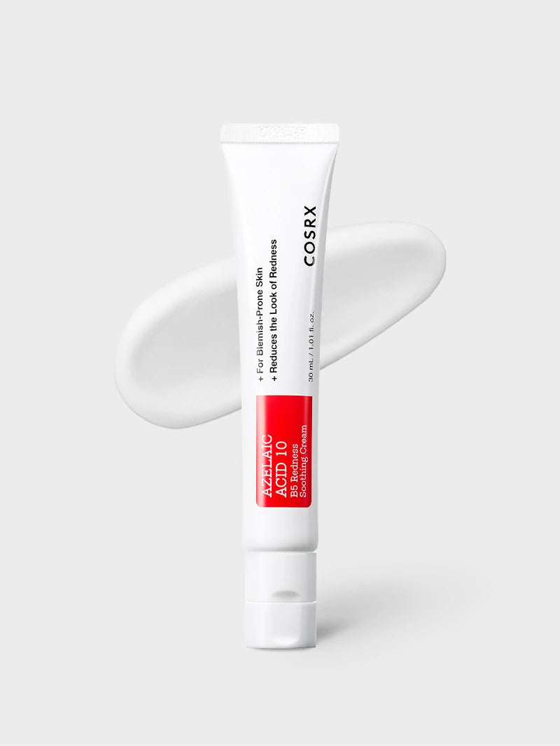 COSRX Azelaic Acid 10 B5 Redness Soothing Cream — official product photograph; package size unconfirmed