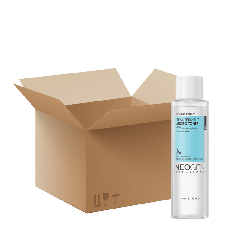 [1BOX / 54ea] NEOGEN DERMALOGY Real Ferment Micro Toner 5.07 oz / 150ml — official product photograph; package size unconfirmed