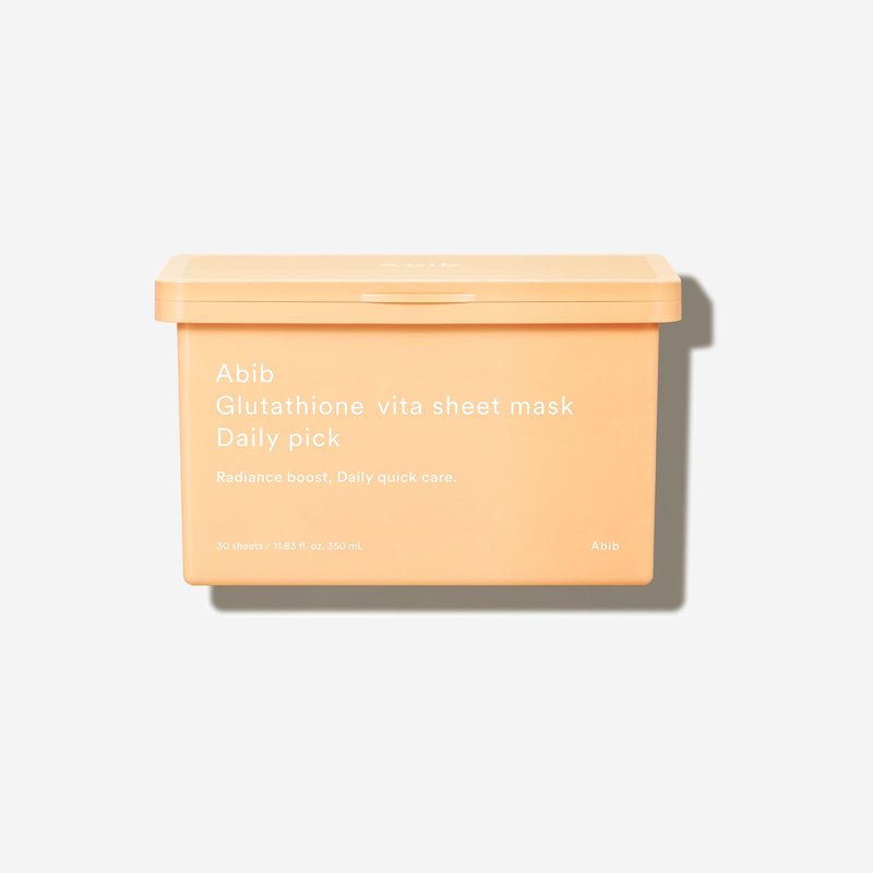 Glutathione vita sheet mask Daily pick — official product photograph; package size unconfirmed