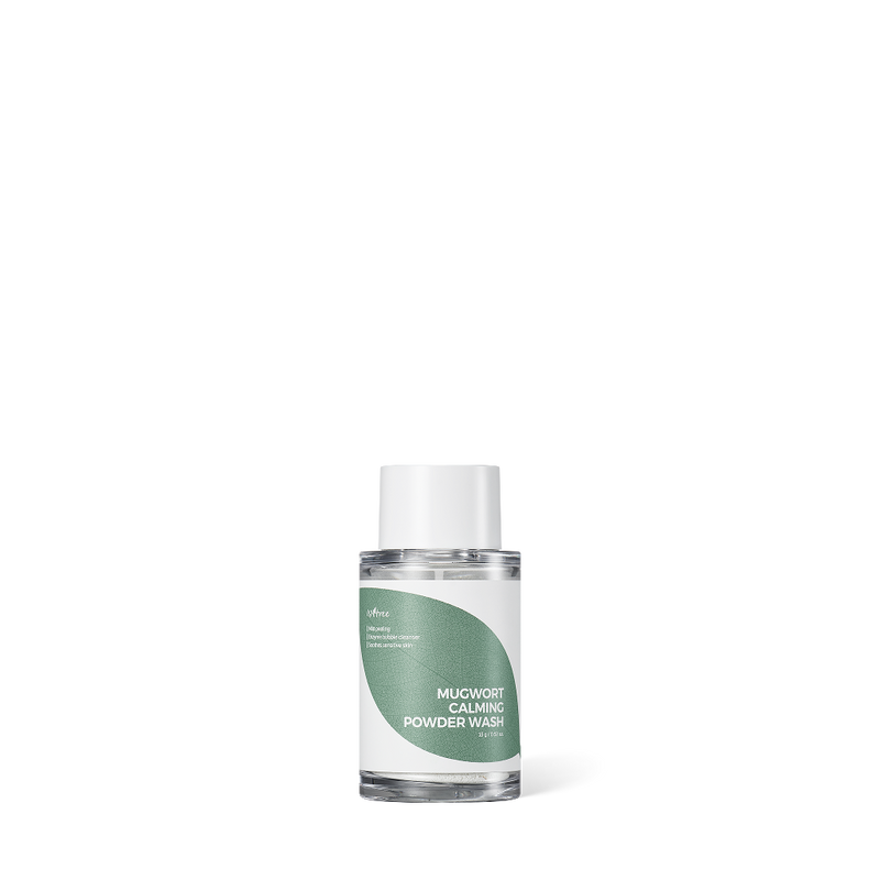 Mugwort Calming Powder Wash 15g — official product photograph; package size unconfirmed