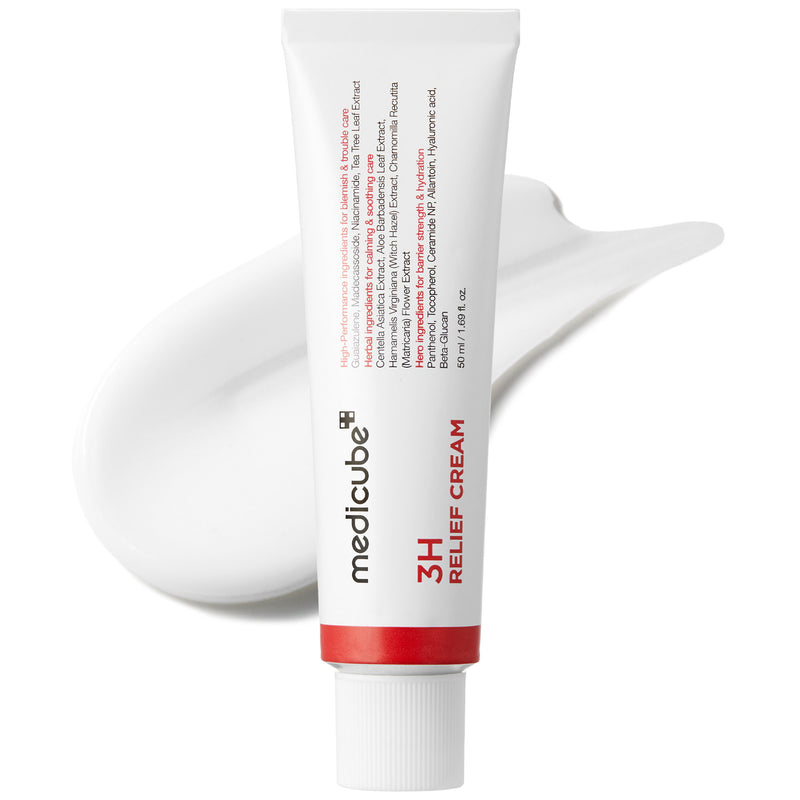 3H Daily Relief Cream — official product photograph; package size unconfirmed