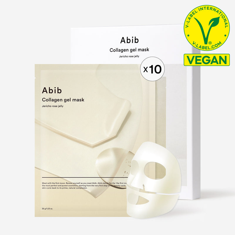 Vegan Collagen gel mask Jericho rose jelly — official product photograph; package size unconfirmed