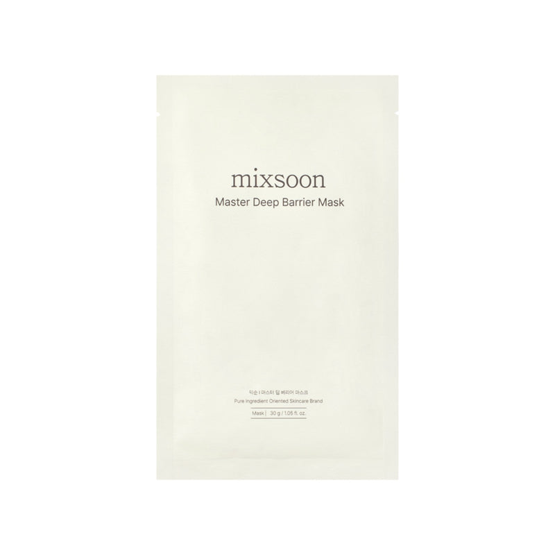 mixsoon Master Deep Barrier Face Mask 5ea — official product photograph; package size unconfirmed
