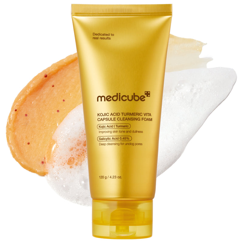 Kojic Acid Turmeric Vita Capsule Foam Cleanser — official product photograph; package size unconfirmed