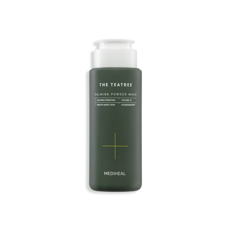 The Teatree Calming Powder Wash — official product photograph; package size unconfirmed