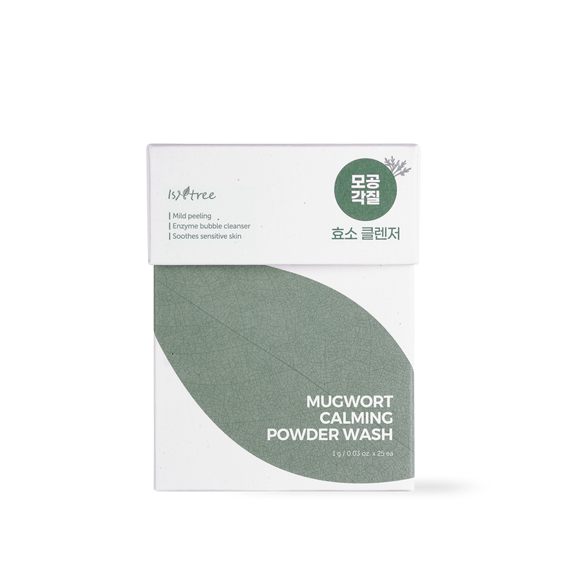 Mugwort Calming Powder Wash 1g*25ea — official product photograph; package size unconfirmed