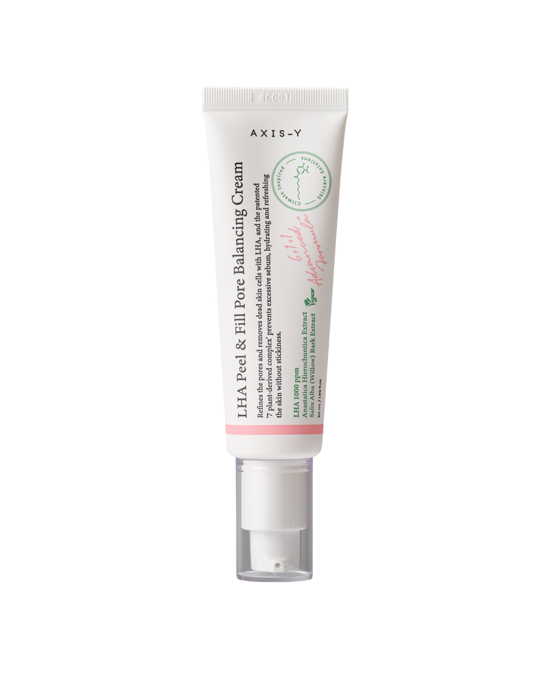 LHA Peel & Fill Pore Balancing Cream — official product photograph; package size unconfirmed