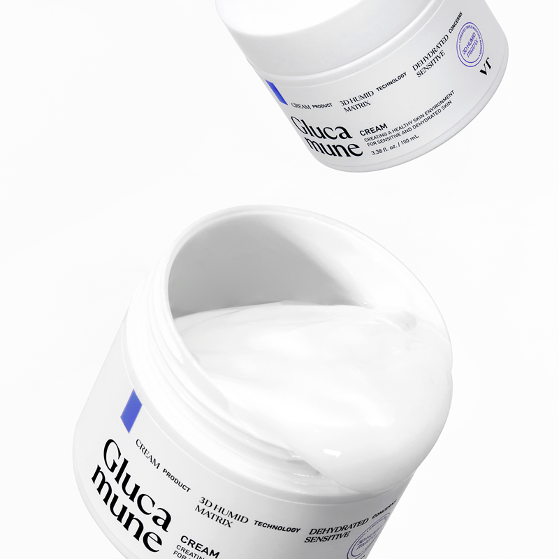 Glucamune cream — official product photograph; package size unconfirmed