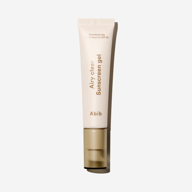 Airy clear sunscreen gel Smoothing tube — official product photograph; package size unconfirmed