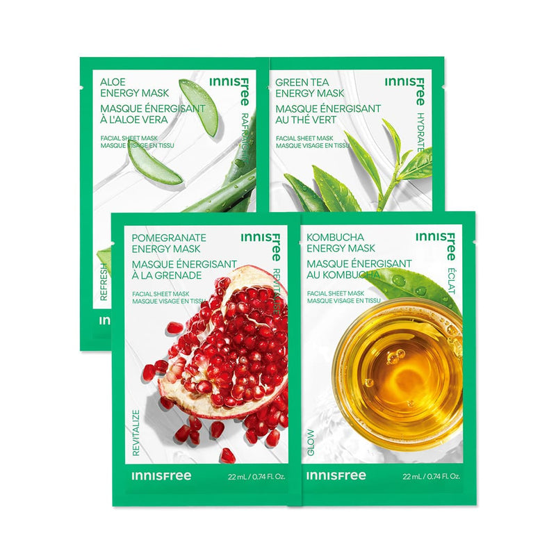 Energy Sheet Mask — official product photograph; package size unconfirmed