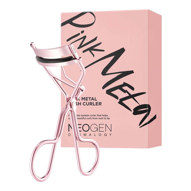 NEOGEN DERMALOGY Pink Metal Curler — official product photograph; package size unconfirmed