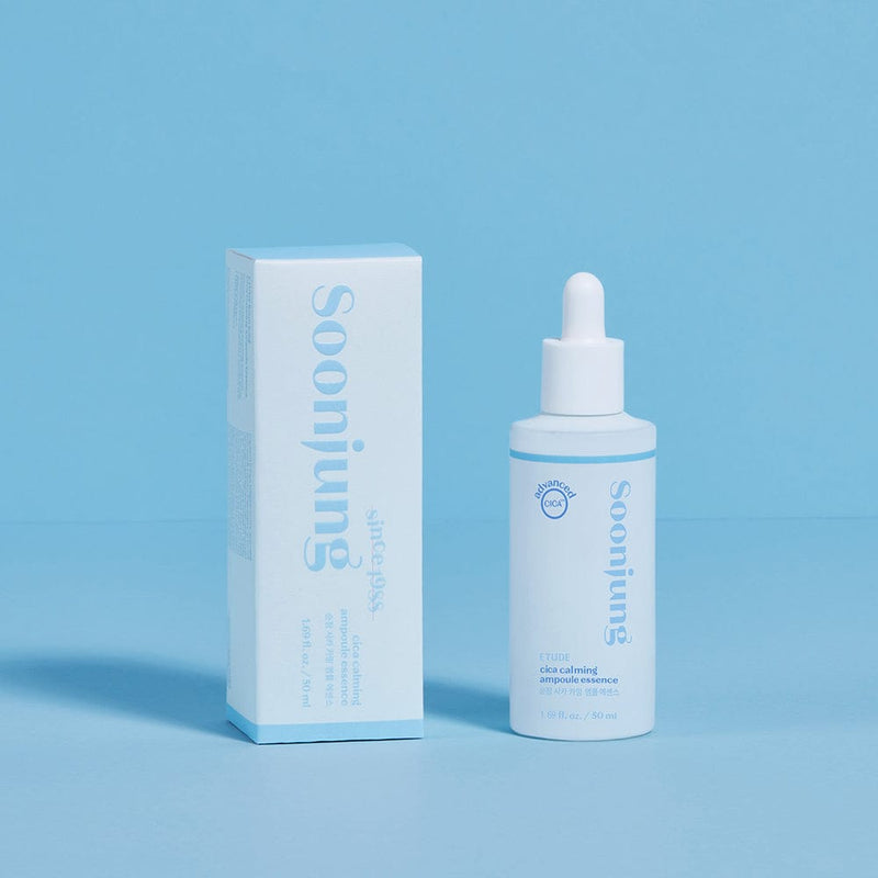 ETUDE SoonJung Cica Calming Ampoule Essence — official product photograph; package size unconfirmed