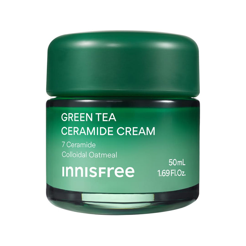 Green Tea Ceramide Cream — official product photograph; package size unconfirmed
