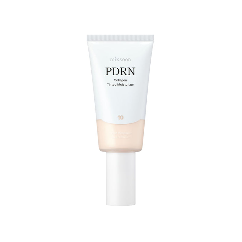 mixsoon PDRN Collagen Tinted Moisturizer No. 10 Ease 50ml — official product photograph; package size unconfirmed