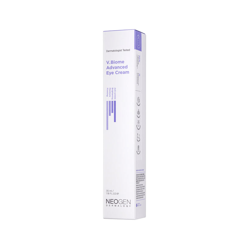 NEOGEN DERMALOGY V.Biome Advanced Eye Cream — official product photograph; package size unconfirmed