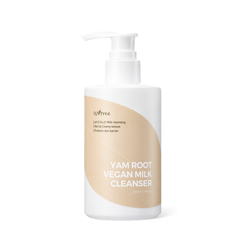 Yam Root Vegan Milk Cleanser 220ml — official product photograph; package size unconfirmed