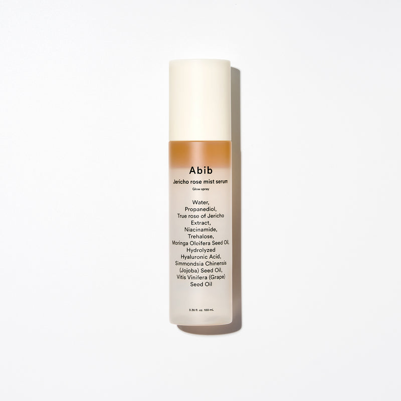 Jericho rose mist serum Glow spray — official product photograph; package size unconfirmed