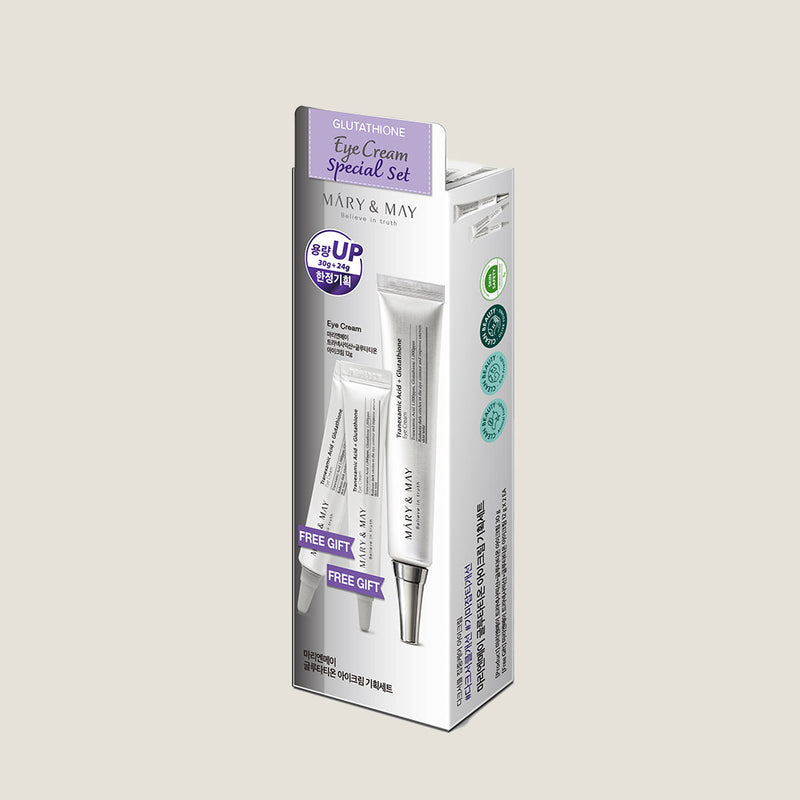 Mary&May Glutathione Eye Cream Special Set — official product photograph; package size unconfirmed