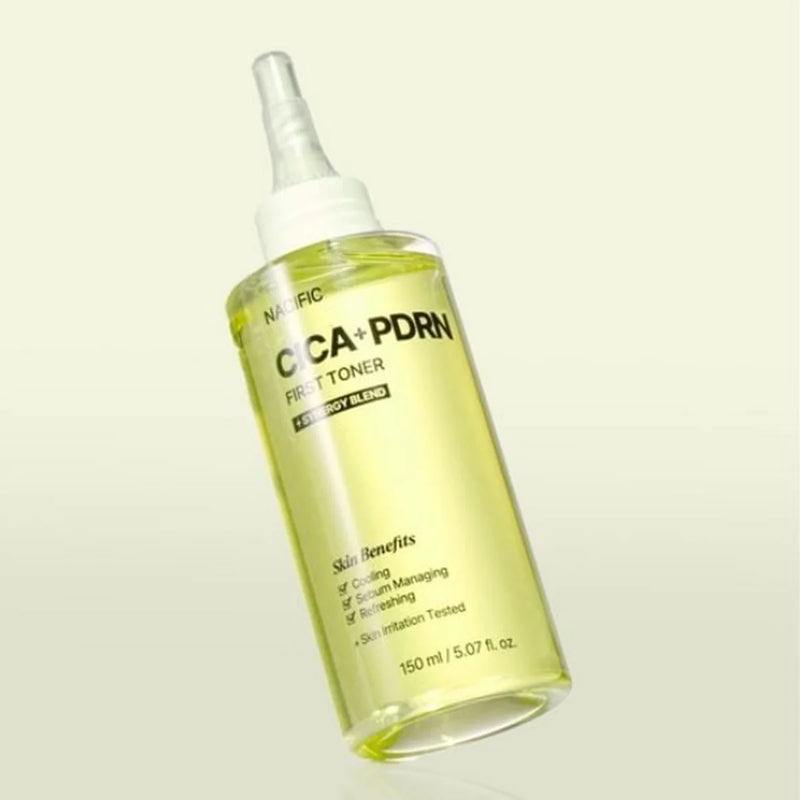 Nacific Cica PDRN First Toner — official product photograph; package size unconfirmed