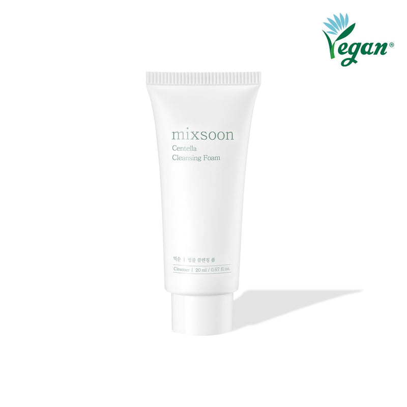 mixsoon Centella Cleansing Foam Miniature 20ml — official product photograph; package size unconfirmed