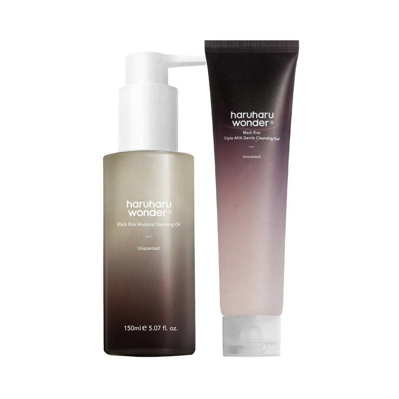 Black Rice Double-Cleansing Duo — official product photograph; package size unconfirmed