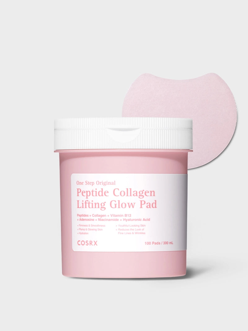 One Step Original Peptide Collagen Lifting Glow Pad — official product photograph; package size unconfirmed