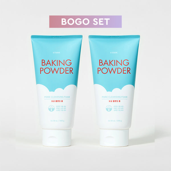 ETUDE Baking Powder Pore Foam Set (300g*2ea) — official product photograph; package size unconfirmed