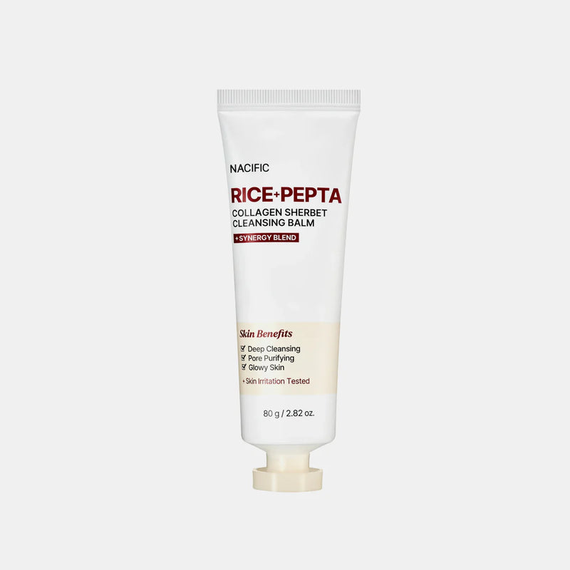 Nacific Rice Pepta Collagen Sherbet Cleansing Balm — official product photograph; package size unconfirmed