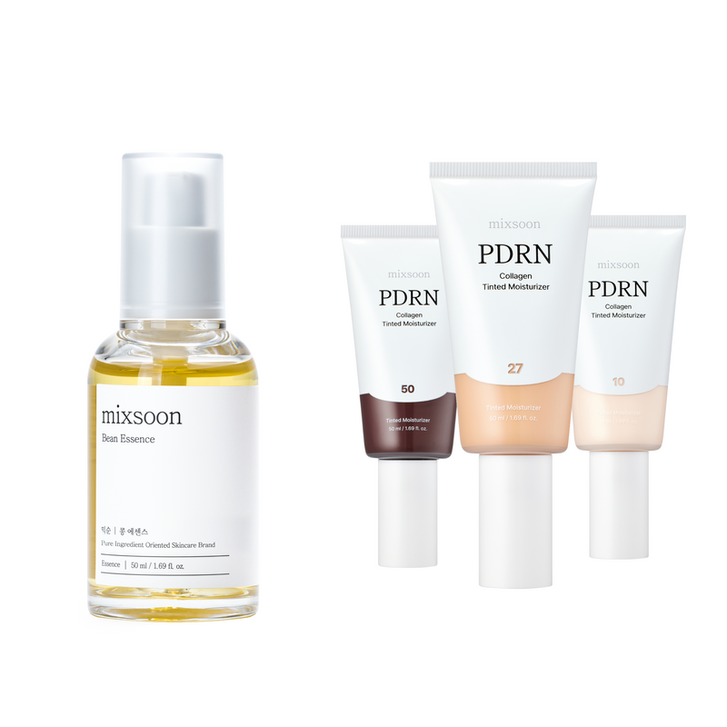 mixsoon PDRN Tinted Glass Skin Duo | Choose Your Shade — official product photograph; package size unconfirmed