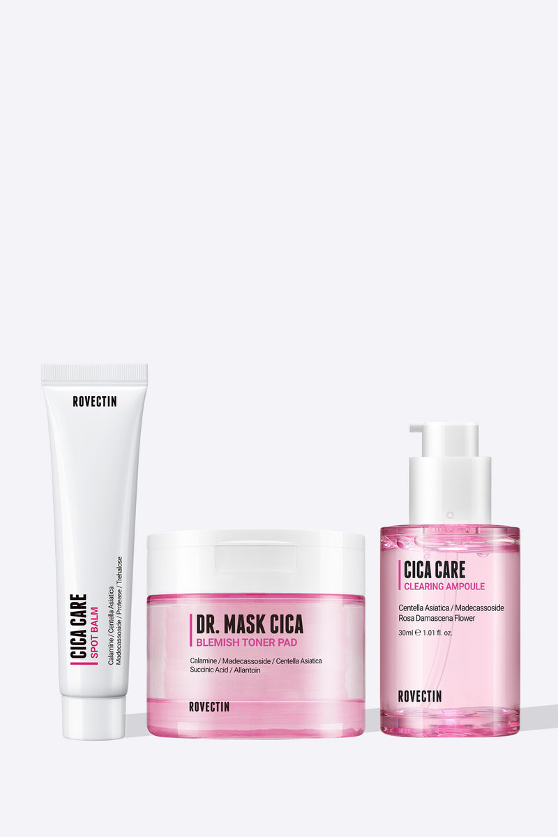 Cica Blemish 3-Step Set — official product photograph; package size unconfirmed