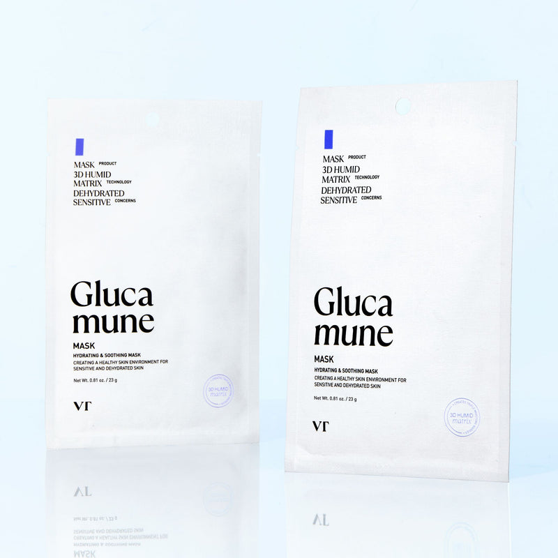 Glucamune mask (10EA) — official product photograph; package size unconfirmed