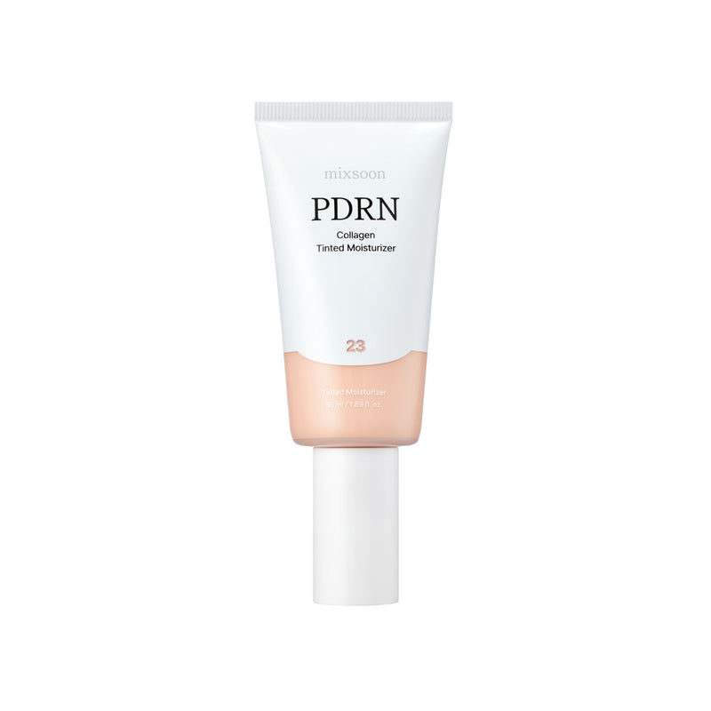 mixsoon PDRN Collagen Tinted Moisturizer No. 23 Aura 50ml — official product photograph; package size unconfirmed