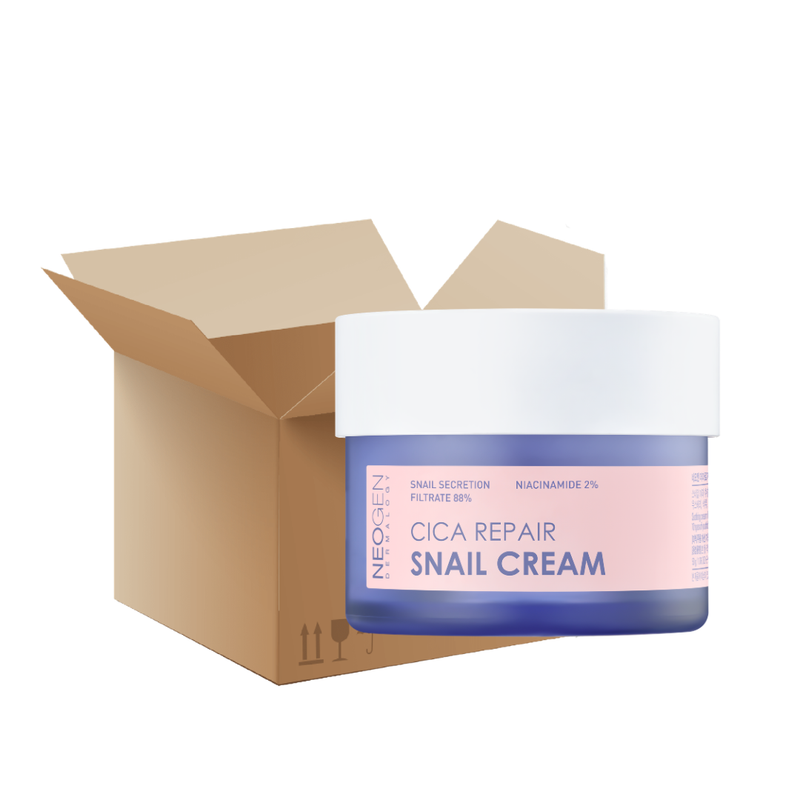 [1BOX / 84ea] NEOGEN DERMALOGY Cica Repair Snail Cream 50g — official product photograph; package size unconfirmed