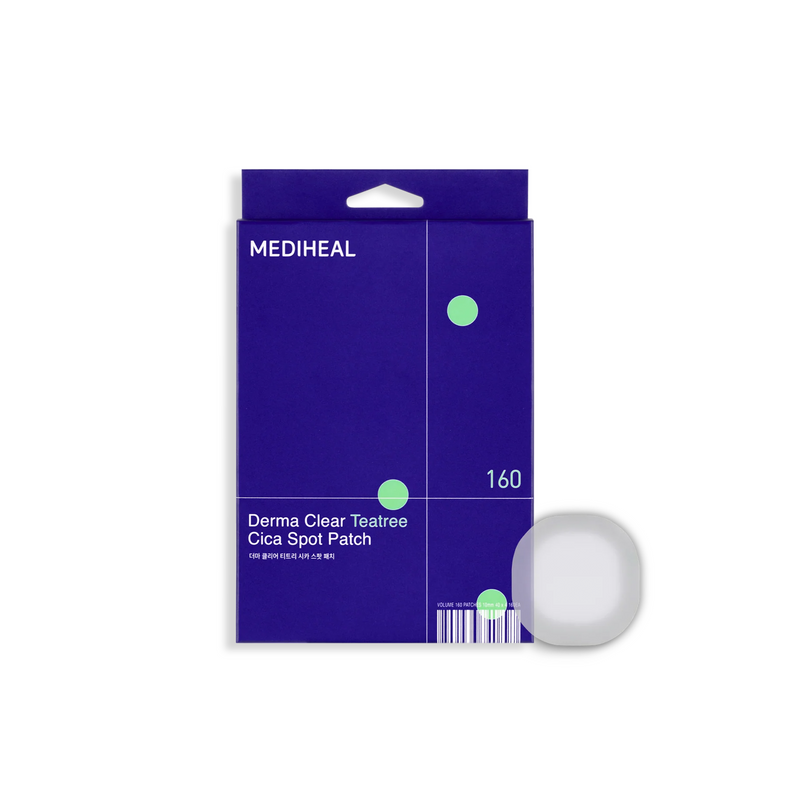 Derma Clear Teatree Cica Spot Patch — official product photograph; package size unconfirmed