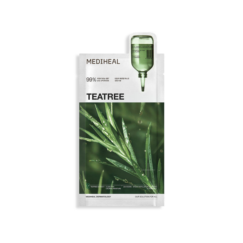 Teatree Essential Mask Calming Moisture — official product photograph; package size unconfirmed