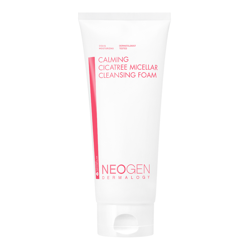 [1BOX / 48ea] NEOGEN DERMALOGY Calming Cica Tree Micellar Cleansing Foam 200ml — official product photograph; package size unconfirmed