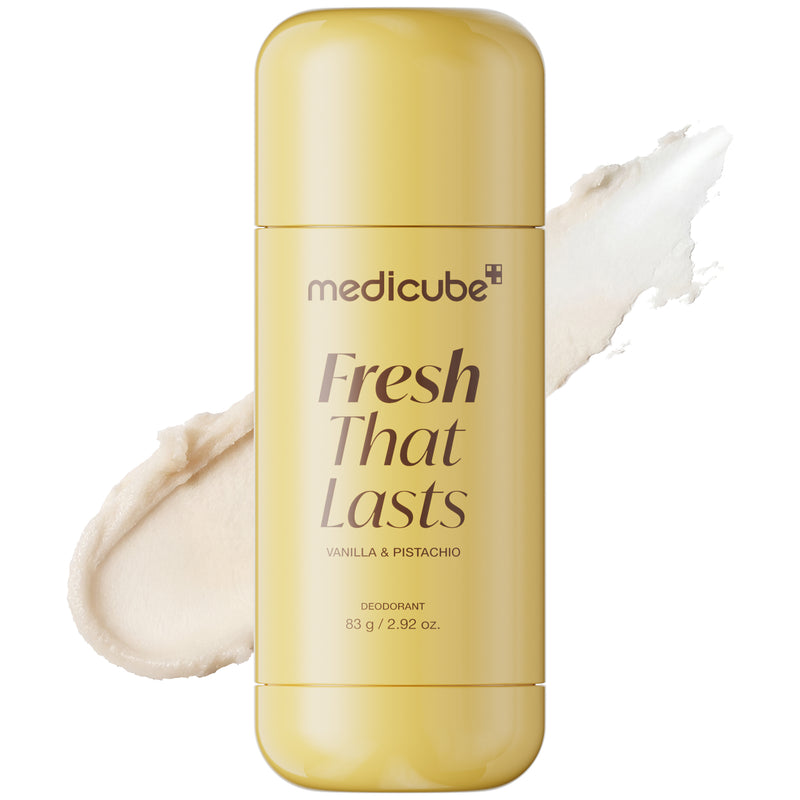 Kojic Acid Brightening Deodorant (Vanilla & Pistachio) — official product photograph; package size unconfirmed