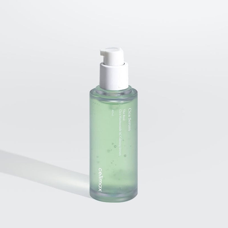 The Real Cica Niacinamide AC Calming Serum — official product photograph; package size unconfirmed