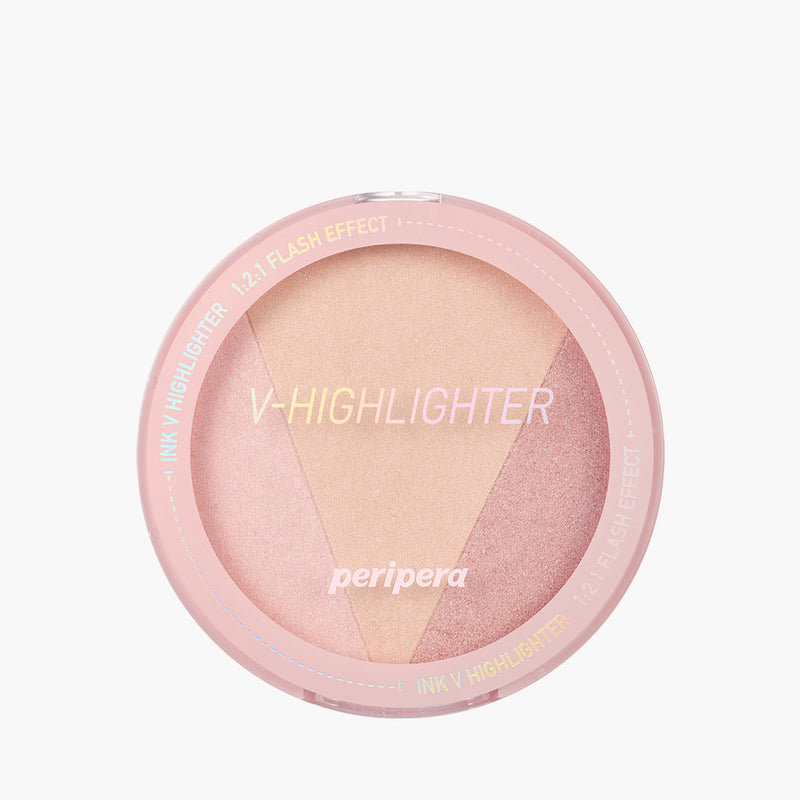 [PERIPERA] Ink V Highlighter — official product photograph; package size unconfirmed