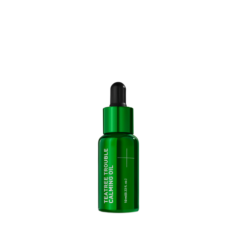 Teatree Trouble Calming Oil — official product photograph; package size unconfirmed