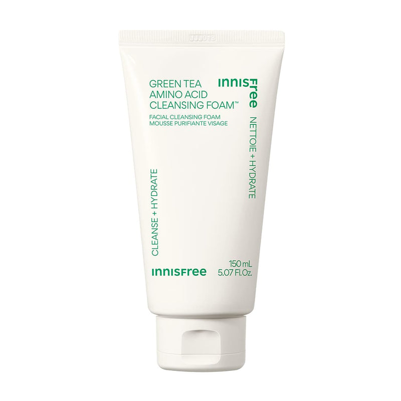 Green Tea Amino Acid Cleansing Foam – Gentle Face Cleanser — official product photograph; package size unconfirmed