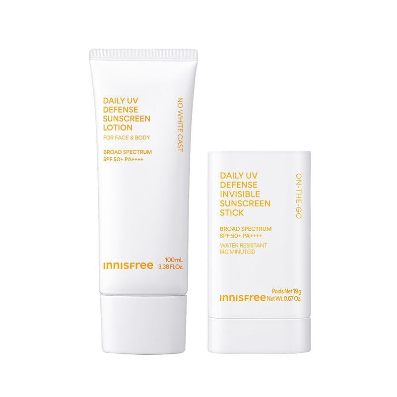 The Face + Body SPF Duo — official product photograph; package size unconfirmed