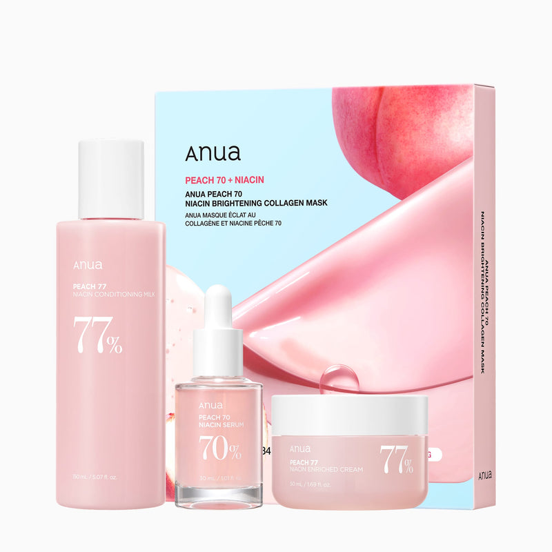 Peach Brightening Set — official product photograph; package size unconfirmed