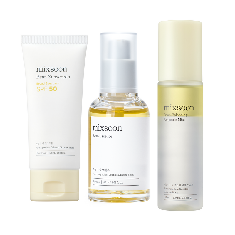 mixsoon Hydrate Glow Protect Trio — official product photograph; package size unconfirmed