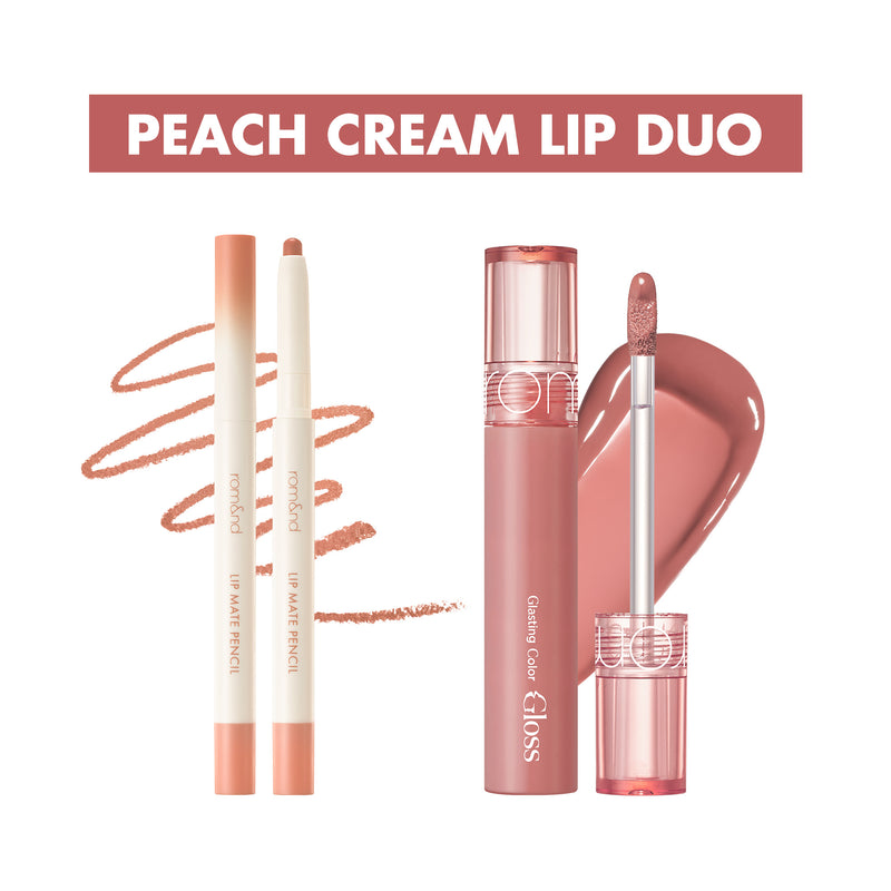 PEACH CREAM LIP DUO — official product photograph; package size unconfirmed